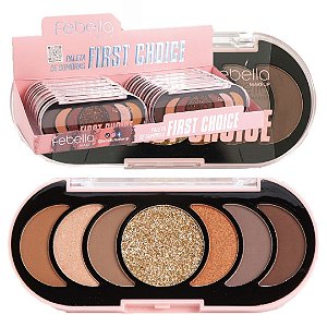 Febella - Paleta de Sombras First Choice PSO30348 B - 12 Und