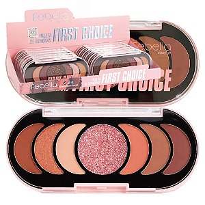 Febella - Paleta de Sombras First Choice PSO30348 C - 12 Und