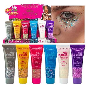 Miss Rose - Gel Glitter Folia Miss 7912028M4 - 24 Und