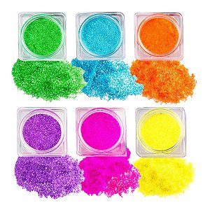 Miss Rose - Glitter Neon Folia da Miss MR120 - 06 Und