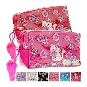 Cisne - Necessaire Gatinho Cintilante NECC01MC - 06 Und