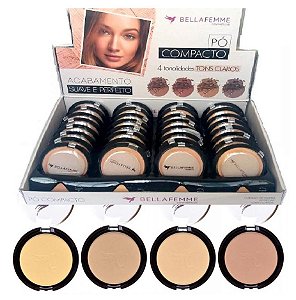 Bella Femme -Pó Compacto Tons Claros BF10006A - 32Uni