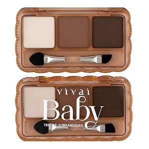 Vivai - Sombra Trio Sobrancelha Baby 4128 - Cor B