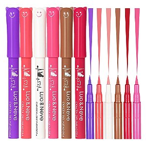 Lua e Neve - Caneta Delineadora Gato Cat Eye LN09003 - 6 Und