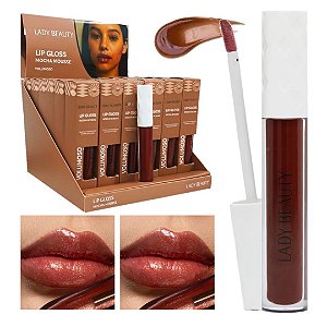 Lady Beauty - Lip Gloss Mocha Mousse Volumoso L59 - 36 Und