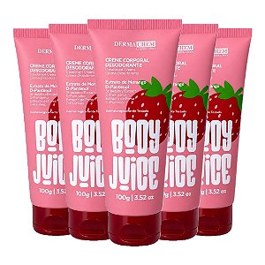 Dermachem - Creme Corporal Morango Body Juice - 12 Und