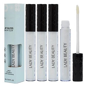 Lady Beauty - Lip Gloss Snow Glow L36 - 6 Und