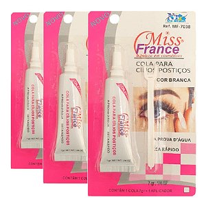 Miss France - Cola para Cilios Postiços Prova Dagua