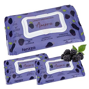 Fenzza - Lenço Demaquilante Amora FZ53036 - 6 Und