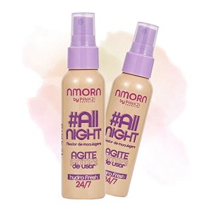 Pink 21 - Fixador de Maquiagem Amora CS6247 - HYDRO