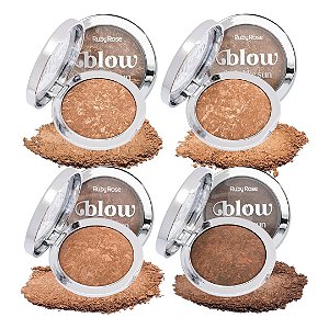 Ruby Rose - Bronzer Baked Blow HBM203 Kit 2 - 04 Und