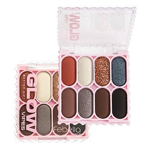 Febella - Paleta de Sombras Glow PSO30349 - Cor C