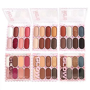 Febella - Paleta de Sombras Glow PSO30349 - 06 Und