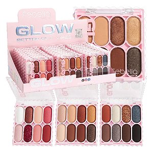 Febella - Paleta de Sombras Glow PSO30349 - 24 Und