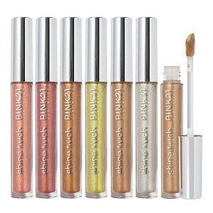 Pink 21 - Lip Gloss Glitter Shine Touch CS4663 - 6 Und