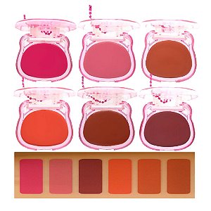 Pink 21 - Blush Cremoso Urso Chaveiro CS6384