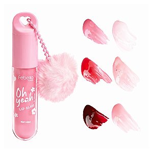 Febella - Gloss Chaveiro Pom Pom BM40140 - 06 Und