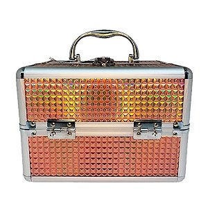 Cisne - Maleta de Aluminio para Maquiagem A142 - CORAL
