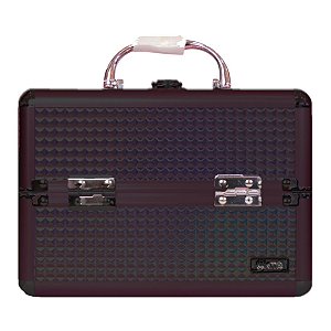 Cisne - Maleta de Aluminio para Maquiagem A142 - PRETO