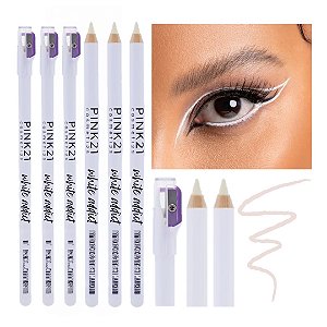 Pink 21 - Delineador para os olhos White Addict c/ Apontador CS5558 - 06 Und