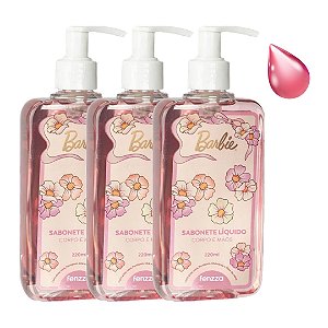 Fenzza - Sabonete Liquido Corpo e Mãos Barbie BAR009 - 06 Und