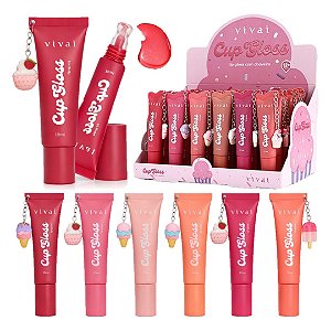 Vivai - Lip Gloss Cup Chaveiro 3348 - 36 Und
