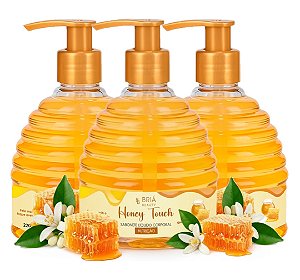 Bria Beauty - Sabonete Liquido Honey Touch Nutrição BB0098 - 06 Unid