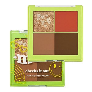 Ruby Rose - Paleta Blush e Contorno  Dollhouse Cheeks It Out  Melu RRM10052