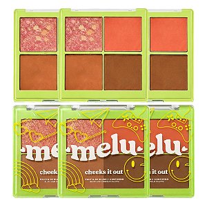Ruby Rose - Paleta Blush e Contorno Orange Juice Cheeks It Out Melu RRM10051 - 06 Und