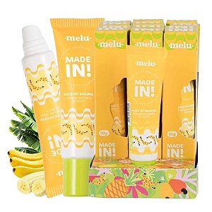 Ruby Rose - Hidratante Labial Doce de Banana Made In Melu RRL6515 - 12 Und