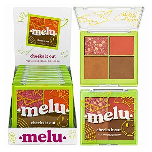 Ruby Rose - Paleta Blush e Contorno  Teddy Bear Cheeks It Out  Melu RRM10053 - 12 Und