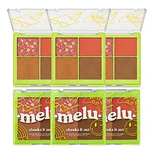 Ruby Rose - Paleta Blush e Contorno  Teddy Bear Cheeks It Out  Melu RRM10053 - 06 Und