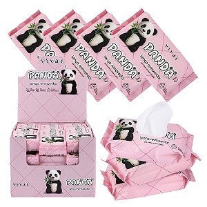 Vivai - Lenço Removedor de Maquiagem Panda Mini 5080 - 24 Und