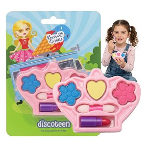 Discoteen - Kit Maquiagem Infantil Barraca de Sorvete HB108698B