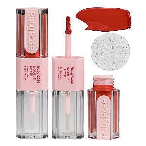Ruby Rose - Batom Duo Double Layer HBL6102 G1 - DL10