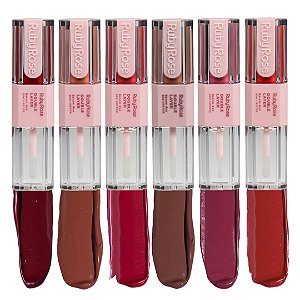 Ruby Rose - Batom Duo Double Layer HBL6102 G2 - 6 Und