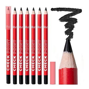 Ruby Rose - Lápis de Olho Preto Check Point E2404 - 06 Unid