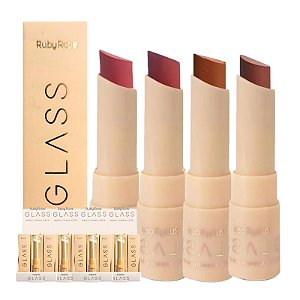 Ruby Rose - Batom Creamy Matte Glass HBF567 G1 - 48 Und