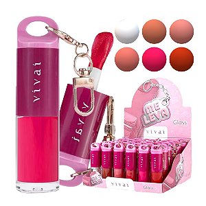 Vivai - Gloss Glitter com Chaveiro Me Leva 3375 - 36 Unid