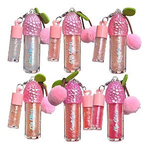 Amor Anjo - Lip Gloss Pompom Cereja AMAB066 - 06 Und