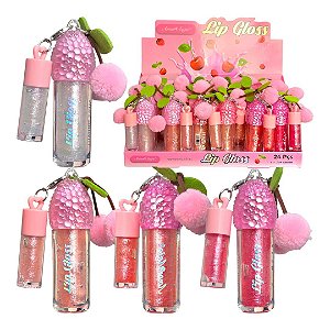 Amor Anjo - Lip Gloss Pompom Cereja AMAB066 - 24 Und