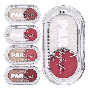 Vivai - Iluminador e Blush Par Perfeito 4137  - 08 Unid