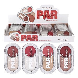 Vivai - Iluminador e Blush Par Perfeito - 24 Unid
