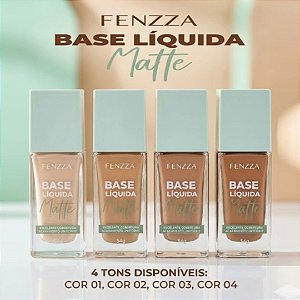 Fenzza - Base Vegana de Vidro Hidratante Skin FZ35026 - 4 Und