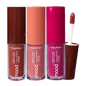 Ruby Rose - Novo CreamTint Mood 2 em 1 HB575G1- Kit C/3 Un ( Validade: 09/2026 )