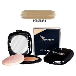Bella Femme - Po Compacto c/ Espelho - PORCELANA