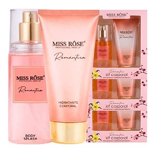 Miss Rose - Kit Body Splash e Hidratante Romantica - 03 Und