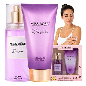 Miss Rose - Kit Body Splash e Hidratante Desejada