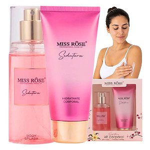 Miss Rose - Kit Body Splash e Hidratante Sedutora