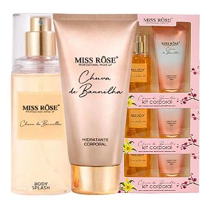 Miss Rose - Kit Body Splash e Hidratante Chuva de Baunilha - 03 Und